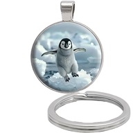 Brelok do kluczy/ka - Pingwin - ozdobna zawieszka, plecak, portfel