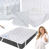 OCHRANIACZ NA MATERAC 160x200 WODOODPORNY PIKOWANY POKROWIEC ANTYALERGICZNY
