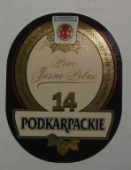 STARA ETYKIETA PIWO JASNE PEŁNE PODKARPACKIE BROWAR LEŻAJSK