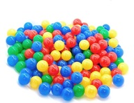 PIŁECZKI DO SUCHEGO BASENU 100 SZT 5,5CM KOLOROWE KULKI AGA