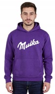 Bluza z kapturem MUĆKA (nie Milka) fiolet roz.3XL