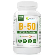 WISH Witamina B-50 complex odporność B50 90 kapsułek