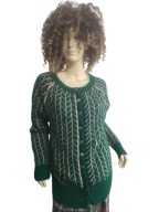 SWETER I wełniany KARDIGAN 38/40