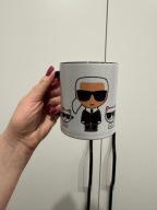 Kubek Karl Lagerfeld 330 ml – NOWY -czarne wnętrze i ucho prezent stylowy