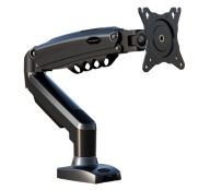 Uchwyt obrotowy na monitor od 13'' do 32" 2-9kg czarny sprężyna gazowa