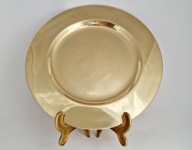 MOSIĄDZ MOSIĘŻNY TALERZ DUŻY PROSTY TACA ŚRED- 30,5 CM