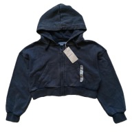 RESERVED krótka bluza z kapturem oversize denim 140 cm