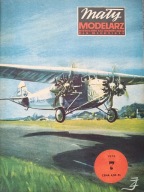 Mały Modelarz 7/1978 samolot Fokker F VIIb-3m