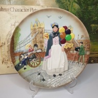 Royal Doulton talerz kolekcjonerski Biddy Penny Farthing 25 cm box