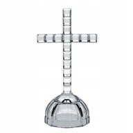 KRZYŻ KRYSZTAŁOWY Stojący KOLĘDA BOHEMIA CRYSTAL wys.21,5 cm