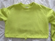 Krótka seledynkowa bluza M Cropp