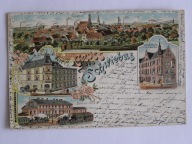 Świebodzin dworzec pociąg hotel sklep 1901 lit sec