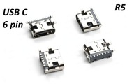 Gniazdo USB C 6-PIN 3.1 SMD (r5)