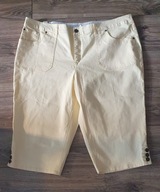 Jeans 24W cj banks żółte 34 bawełna regulowany pas