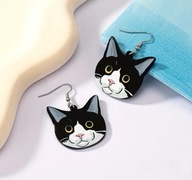 Kolczyki z główką Kotka dla WOŚP