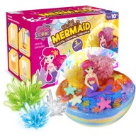 Hodowla Kryształów LED Kreatywny Zestaw Edukacyjny Akwarium Syrenka Chemik