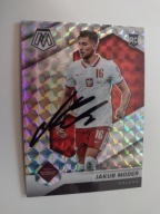 Karta panini autograf Polska Mosaic Jakub Moder Prizm