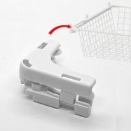 NAROŻNIK DO KOSZA SZAFY IKEA PAX KOLOR BIAŁY - IKEA KOMPLEMEMT KOSZ HJALPA