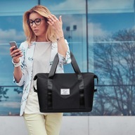 TORBA SPORTOWA TRENINGOWA FITNESS PODRÓŻNA POWIĘKSZANA BAGAŻ PODRĘCZNY