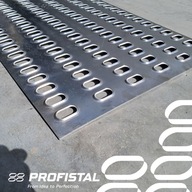 Blacha LOHR aluminiowa 62,5 cm | Laweta Najazd Platforma | Pomoc Drogowa