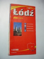 Łódź - plan miasta 1:22 000 Praca zbiorowa