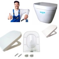 Deska sedesowa Estiva G wolnoopadająca biała z twardego Duroplastu Roca Gap