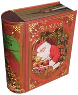Pojemnik "Książka' Boże Narodzenie Mikołajki