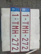 Niemieckie Tablice Rejstracyjne + Ramki kolekcjonerskie