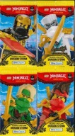 6 Saszetek LEGO NINJAGO seria 11 DRAGON STORM karty