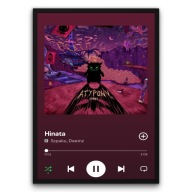 Plakat z ramą 50x70cm Hinata – Szpaku rap muzyka | Pomysł na Prezent
