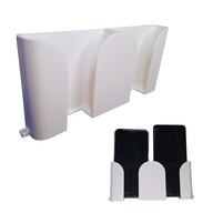 Wieszak Ścienny na Smartfony 2 Telefony z Miejscem na Kabel