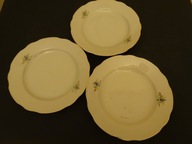 Korosteń talerze obiadowe, 3 sztuki, ZSRR/Ukraina, vintage, retro