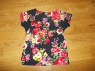 Bluzka w kwiaty, r. 42, piękna, żywe kolory, okazja!