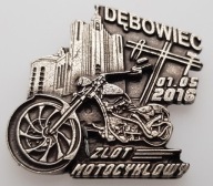 Znaczek, odznaka, blacha zlotowa, motocyklowa No.2062