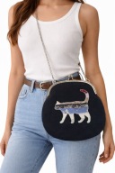 Torebka z kotem, kocia torebka, prezent dla kociary, torebka handmade