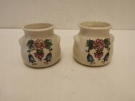 AKSINI DENMARK PORCELANOWY POJEMNIK DO GABLOTY 2 sztuki