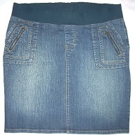 Patch!! JEANSOWA SPÓDNICA CIĄŻOWA ROZM.M