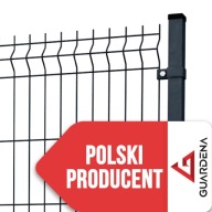 Ogrodzenia panelowe ogrodzenie panel 3D h 1,53 fi4mm Ral 7016 Antracyt płot