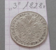 3 KRAJCARY z 1826 roku lit A , FRANCISZEK I , GALICJA , ŁADNE