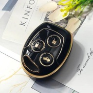 Czarno-złote etui kluczyk Ford Fiesta Mondeo Focus Transit Ka Fusion S-MAX