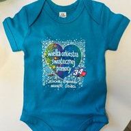 Dziecięce body z grafiką 34. Finału WOŚP