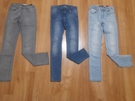 3 x Spodnie jeansy dżinsy 152 11-12 lat