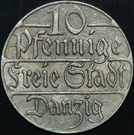 10 Fenigów 1923 WMG - piękny egzemplarz - ORYGINAŁ