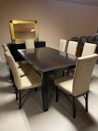 KOMPLET styl KOLONIALNY produkcja KANADA - KOMODA /KREDENS + STÓŁ 8 KRZESEŁ