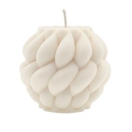 Świeca sojowa dekoracyjna Włóczka Mała – ręcznie robiona | Nuvia Soy