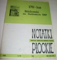 NOTATKI PŁOCKIE KWARTALNIK 4/145 1990