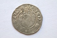 Hennig Sharpenberg 1424–1448 AD szyling Ryga Zakon Kawalerów Mieczowych