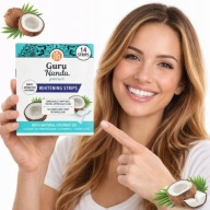 PASKI WYBIELAJĄCE DO ZĘBÓW KOKOSOWE 14szt ZESTAW PREMIUM BEZ BÓLU GURUNAnda