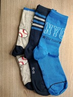 COZZI Skarpetki dziecięce chłopięce piłki 3-pack | rozmiar 31-34