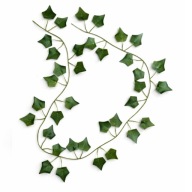 Roślina sztuczna bluszcz do terrarium dekoracja pnącze realistyczne liście